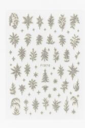  Körömmatrica - F1179 Karácsony Silver