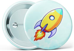 Partikellékek Rakéta óvodai jel kitűző több méretben