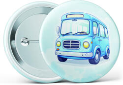 Partikellékek Busz óvodai jel kitűző több méretben