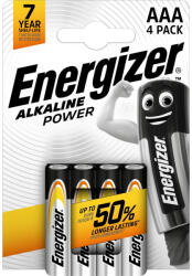 Energizer Alkaline Power Alkáli Tartós Mikro Elem AAA B4