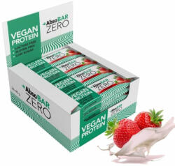 Abso AbsoBar Zero - Eper, vegán fehérje szelet - 24 x 40 g / 24 db
