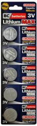 BC Batteries Lithium Max Gombelem CR2025 3V B5