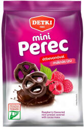 DETKI Mini málnás ízű perec étbevonóval, 160g