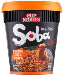 SOBA Nissin Soba Poharas instant tésztaétel pekingi kacsa ízesítéssel - 87g