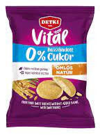 DETKI Vitál, omlós keksz édes hozzáadott cukor nélkül, 180g