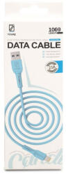 Yourz töltő és adatkábel 100cm Lightning Blue