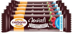 Cerbona Étcsokoládés-málnás müzliszelet - Tízórai csomag / 5 x 20 g