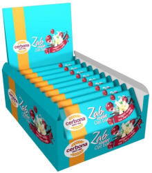 Cerbona Meggyes-vaníliás zabszelet, fehér bevonó talppal 20 x 40 g / 20 db