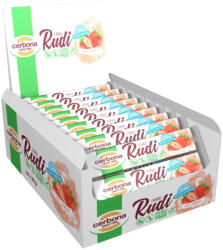 Cerbona Rudi zabbal, Epres töltelékkel laktóz- és gluténmentes, hozzáadott cukor nélkül, édesítőszerrel 30 x 30 g / 30 db