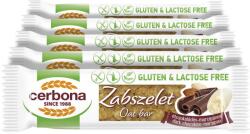 Cerbona Glutén- és laktózmentes zabszelet étcsokoládés-marcipános - Tízórai csomag / 5 x 40 g