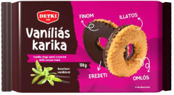 DETKI Vaníliás karika étcsokoládés, 150g