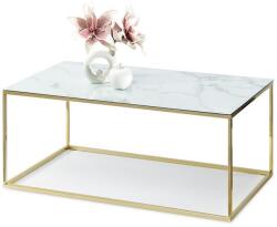 VOX bútor BALI XL, fehér márvány, arany