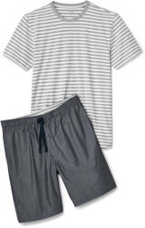 Tchibo - Férfi rövidnadrágos pizsama szövött nadrággal - férfi - méret XXL 60/62 - kék/csíkos