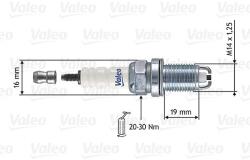 VALEO gyújtógyertya VALEO 246850 for MERCEDES-BENZ, PEUGEOT, RENAULT, FIAT, … (246850)