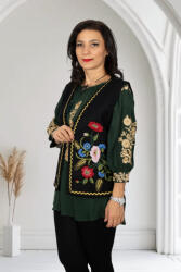 Magazin Traditional Vesta brodata cu model traditional Angi 18