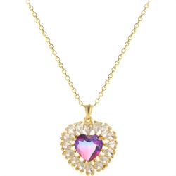 HARAHU Colier de damă SC-38903 - Violet / Aur KP38903