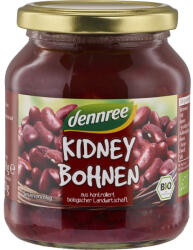 dennree Fasole Kidney bio la borcan, 360 g