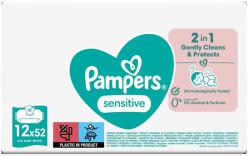 Pampers sensitiv nedves törlőkendő 12x52 db-os