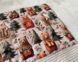 PetitLaMisska Borostyános párna - Mackó ajándékot hoz (660783)