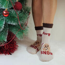 Aura Via Mikulásos-Karácsonyi mézis női gyapjú zokni 38-41 101742