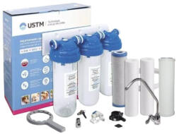 USTM Víztisztító kerámia és aktívszén betéttel, háromlépcsős USTM FS3WFUCER (FS3WFU-CER)