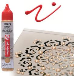 Talens Art Creation Effect Liner, univerzális 3D festéktoll, 28 ml - 8505 Pearl red