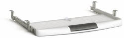MAYAH Billentyűzet tartó polc, asztal alá szerelhető, 55x40 cm műanyag, MAYAH "Freedom SV-61", fehér (SV-61/IBXPC61)