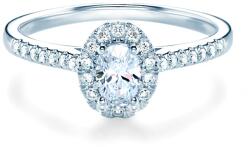 SAVICKI Inel de logodnă SAVICKI: aur alb, diamant - savicki - 16 545,00 RON