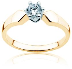 SAVICKI Inel de logodnă Triumph of Love: aur bicolor, cu diamant - savicki - 9 598,00 RON
