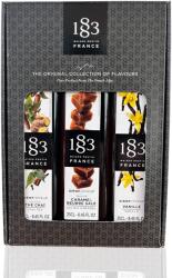 1883 Maison Routin 1883 Díszdobozos Kávés szett 3X0, 25l (Mogyoró szirup, Irish szirup, Vanília szirup)