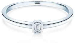 SAVICKI Inel de logodnă Pure: aur alb, diamant - savicki - 4 159,00 RON