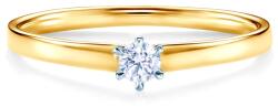 SAVICKI Inel de logodnă SAVICKI: aur bicolor, diamant - savicki - 5 188,00 RON