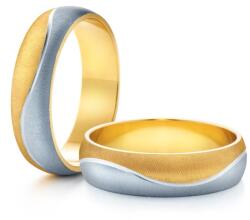 SAVICKI Verighete: aur bicolor, semicirculare, 5 mm - savicki - 11 158,00 RON