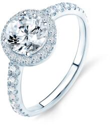 SAVICKI Inel de logodnă This is Love: aur alb, safir alb - savicki - 9 861,00 RON