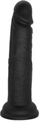 Guilty Toys Dildo Realist Mini cu Ventuza, Silicon Lichid, Negru, 13.3 cm, Guilty Toys Dildo