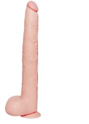 STD Dildo Realist Master cu Ventuza, PVC, Natural, 42 cm Dildo