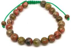 R. M. ékszer Unakit csúszócsomós golyó karkötő 8-9mm (060236)