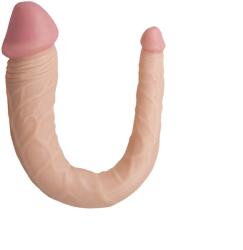 STD Dildo Dublu Realist, PVC, Natural, 36 cm Dildo