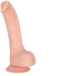 Guilty Toys Dildo Realist Javier cu Ventuza la Baza, TPE Premium, Natural, 19.8 cm, Guilty Toys Dildo