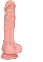 Guilty Toys Dildo Realist Jacob cu Ventuza, Silicon Lichid, Natural, 20.4 cm, Guilty Toys Dildo