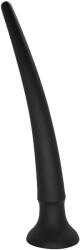 STD Dildo Anal Spear cu Ventuza, Silicon Lichid, Negru, 29 cm