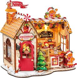 Rolife Puzzle 3D, Minicasuta DIY, Gingerbread House, Rolife, 250 piese
