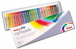 Pentel Olajpasztell kréta, PENTEL, "Arts", 25 különböző szín