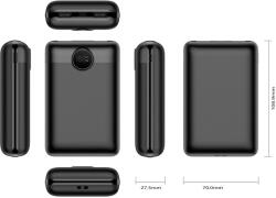 VEGER Power Bank Veger S20 - 20 000MAH LCD Gyors töltő PD22, 5W fekete