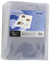 Fornax Genotherm lefűzhető A4, 150 micron, víztiszta Fornax 100 dbcsomag, (000008797) - toptoner