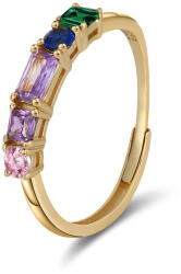 BeSpecial Inel argint 925 placat cu aur 14K cu zirconiu (IRR22)