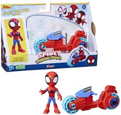 Hasbro Set motocicleta si figurina Spidey Prietenii Extraordinari 10 cm (F6777_F7459) Figurina