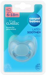 Canpol babies Suzeta din latex rotunda pentru 6 - 18 luni 23/224_BLU, 1 bucata, Canpol babies