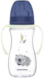 Canpol babies Biberon anticolici cu gat larg Sleepy Koala 35/238_BLU, 300ml, Canpol babies
