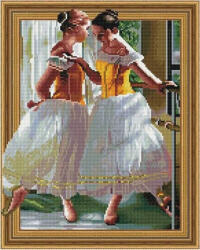 iPicasso Set goblen cu diamante, cu sasiu, Balerine, 40x50cm (5PD4050053)